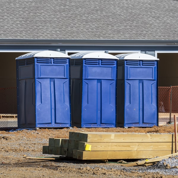 how can i report damages or issues with the portable toilets during my rental period in Oakdale NE